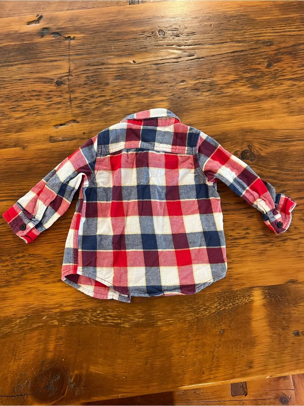 Baby Gap, Flannel Button Down Shirt, Size 12-18 months